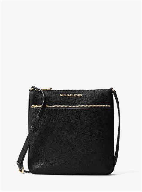 michael kors riley small leather flap backpack crossbody|Riley Small Pebbled Leather Messenger Bag .